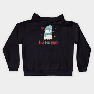 Ghost The Christmas Spirit | Ho Ho Ho Kids Hoodie